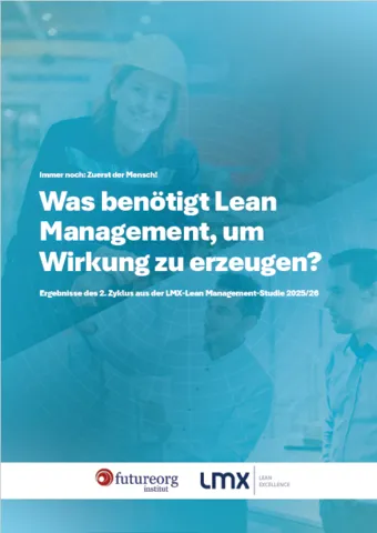 Titelseite der LMX-Lean Management Studie 2025/26
